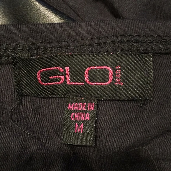 Glo Jeans Top Cami Built in Underwire Faux Leather Belt Accent Medium - Picture 4 of 6